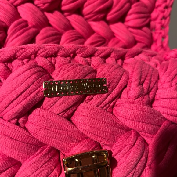 NWT Nadya Toto hot pink purse - Picture 4 of 9
